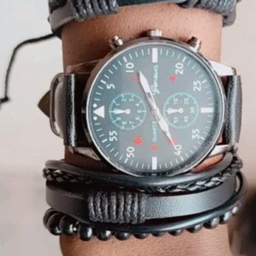 Men’s Layered Bracelet Watch