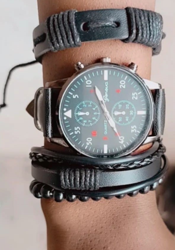 Men’s Layered Bracelet Watch