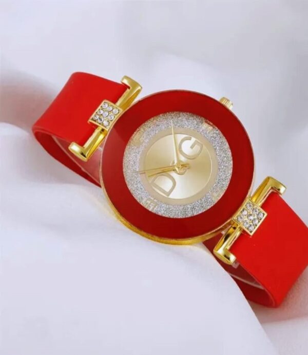 Red & Gold Luxury Watch